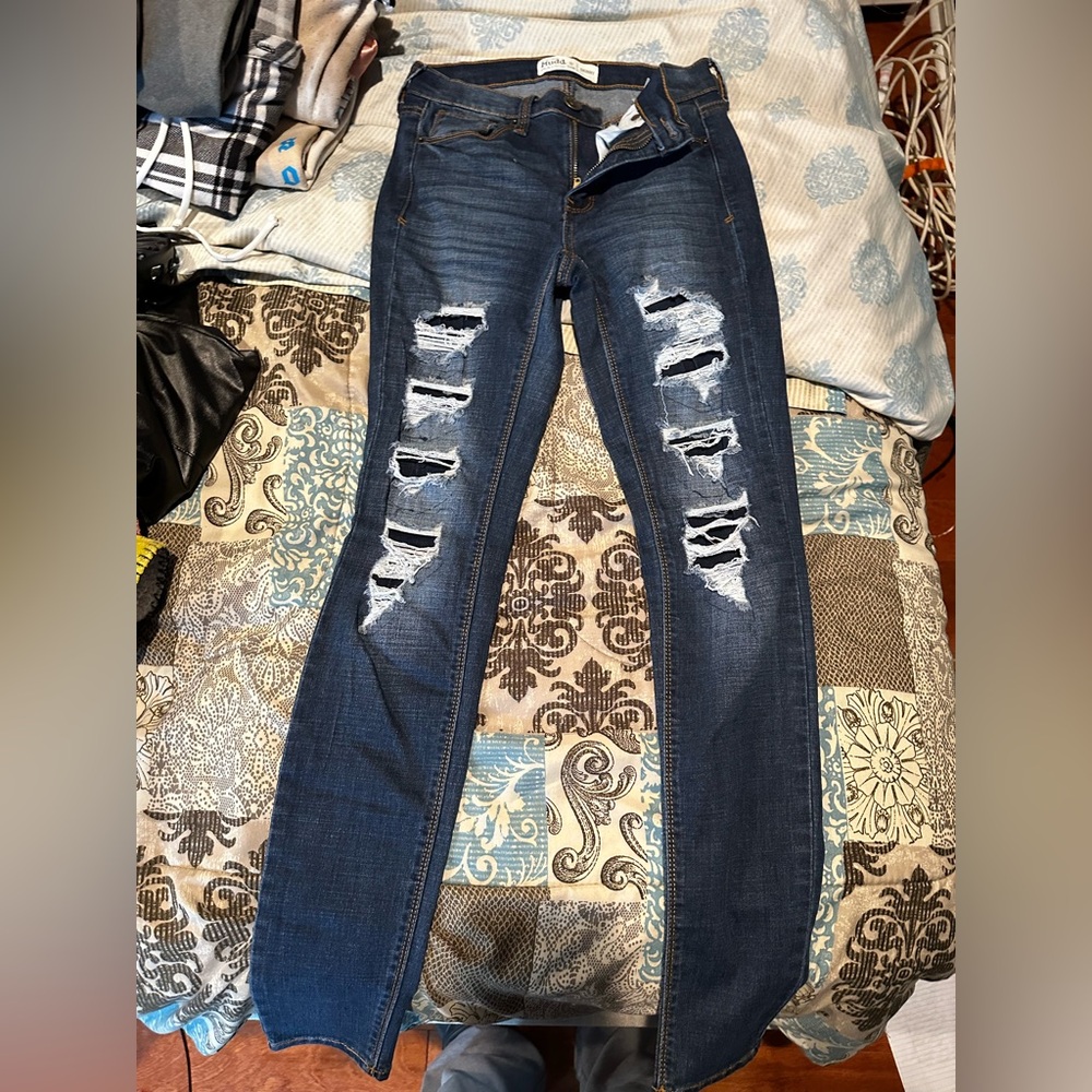 skinny ripped jeans